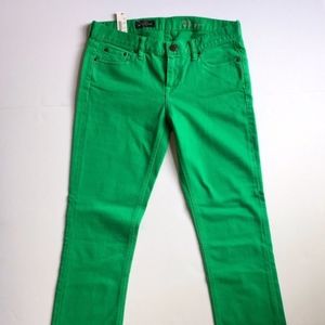 J. Crew Pants - NWT J. Crew Green Matchstick Jeans sz 29R J. Crew Pants - NWT J. Crew Green Matchstick Jeans sz 29R